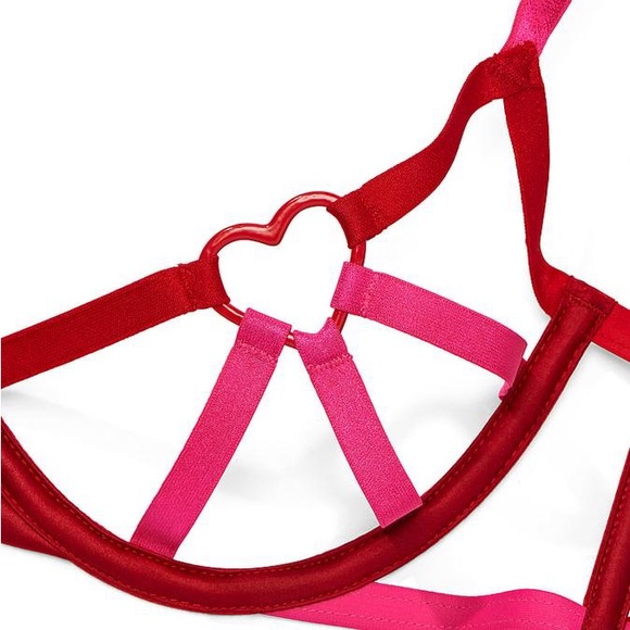 Victoria’s Secret VERY SEXY Heartware Open-Cup Strappy Demi Bra - Picture 5 of 7